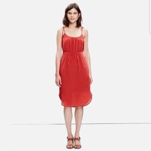 Madewell Silk Skyway Cami Dress Medium Large